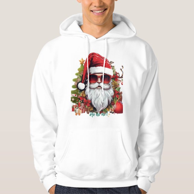 HO HO HO SANTA HOODIE (Front)