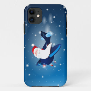 Ho ho ho! Santa on the aeroplane, iPhone5 case