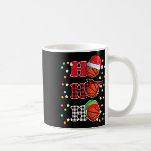 Ho Ho Ho Santa Red Plaid Christmas Lights Pajama S Coffee Mug