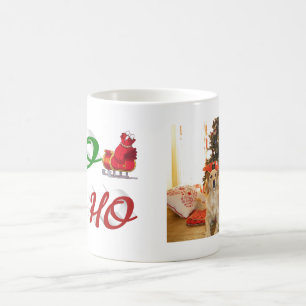 Ho Ho Ho Santa Sleigh Christmas photo script Coffee Mug