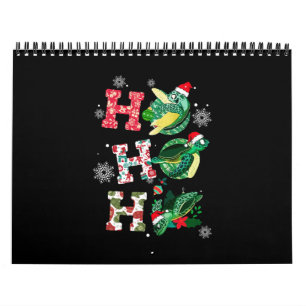 Ho Ho Ho Santa Turtles Christmas Ornaments Decor Calendar