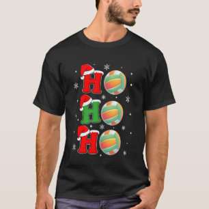 Ho Ho Ho Santa Water Handball Christmas Sports Pla T-Shirt