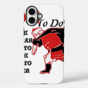 Ho Ho Ho! Special Santa To Do List Art Print iPhone 16 Plus Case