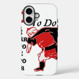 Ho Ho Ho! Special Santa To Do List Art Print iPhone 16 Case