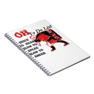 Ho Ho Ho! Special Santa To Do List Art Print Notebook