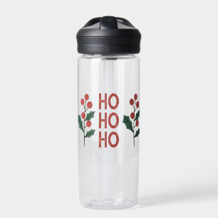 "Ho Ho Ho: Spreading Jolly Vibes All Season! Water Bottle