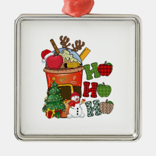 Ho Ho Ho Teacher Metal Ornament