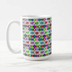 HO HO HO Typography Pattern Coffee Mug