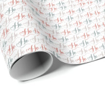 Ho Ho Ho Typography Pattern