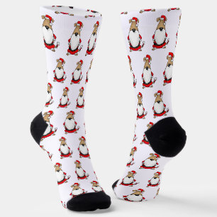 HO HO HO Very Funny Santa Costume Dog Sarcastic Socks