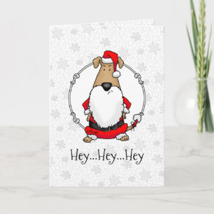 HO HO HO Very Funny Santa Costume Sarcastic Dog Card