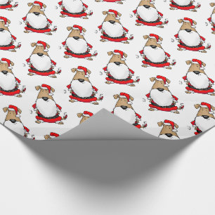 HO HO HO Very Funny Santa Costume Sarcastic Dog Wrapping Paper