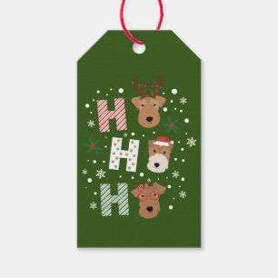 Ho Ho Ho Welsh Terrier Merry Christmas Gift Tags