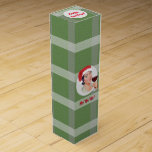 Ho! Ho! Ho! Wine Gift Box<br><div class="desc">Meet Beverly. bev enjoys her beverages. Especially wine. Red Wine. Because it’s classy. Be like Bev.
This retro design was created by artist Glennis McClellan. This design features a two-toned dot pattern to replicate advertisements from the 1950’s.
Check out her fan page on Facebook: Chicksonly.</div>