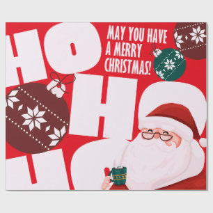 Ho ho ho  wrapping paper