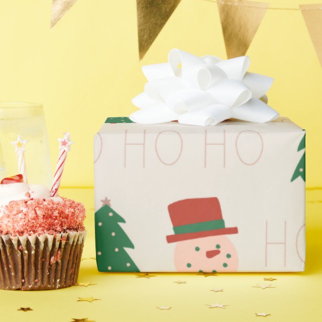 Ho Ho Ho Wrapping Papper Paper (Birthday Party)
