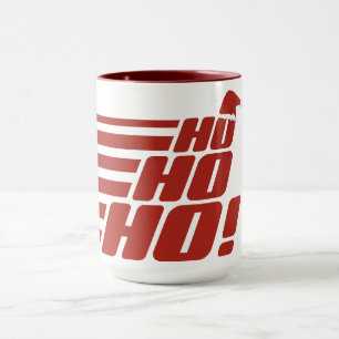 Ho Ho Ho Xmas mug - choose style, colour