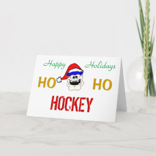 HO, HO, HOCKEY HOLIDAY CARD