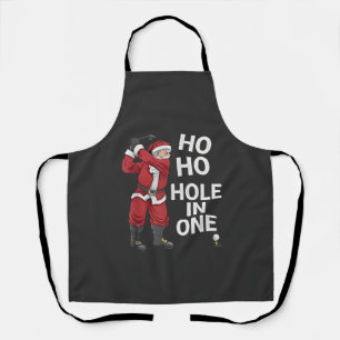 Ho Ho Hole in One Funny Golfing Xmas Christmas Apron