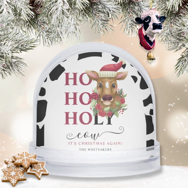 Ho Ho Holy Cow Christmas Snowglobe (Creator Uploaded)