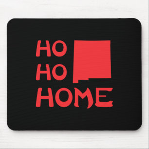 Ho Ho Home New Mexico Santa Christmas Holiday Mouse Pad