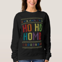 Ho Ho Homo Christmas Gay Funny Pride Santa LGBT Ug