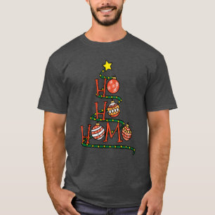 "Ho Ho Homo" Gay Christmas Tree w Balls funny T-Sh T-Shirt