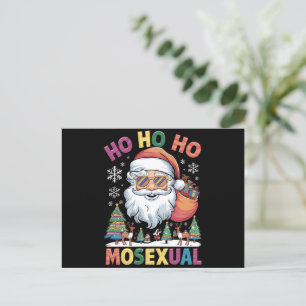 Ho Ho Homosexual Christmas Santa Holiday Gay Pride