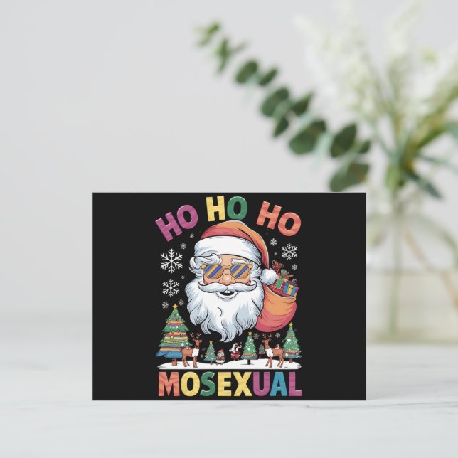 Ho Ho Homosexual Christmas Santa Holiday Gay Pride (Standing Front)