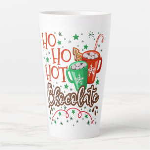 HO HO HOT Chocolate – Sweet & Festive Holiday Fun Latte Mug