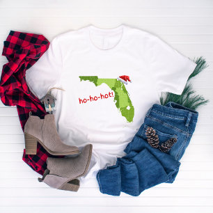 ho-ho-hot! Florida Funny Christmas Winter  T-Shirt