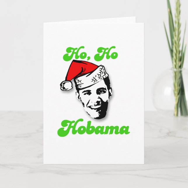 Ho, Ho, Obama Card (Front)