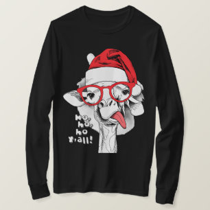 Ho Ho Y’all Giraffe Long Sleeve T-Shirt