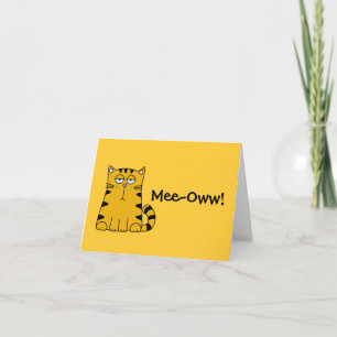 Ho Hum Kitty Card