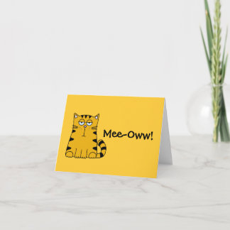 Ho Hum Kitty Card