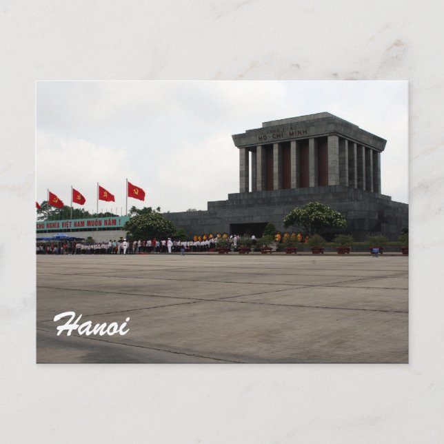 ho mausoleum hanoi postcard (Front)