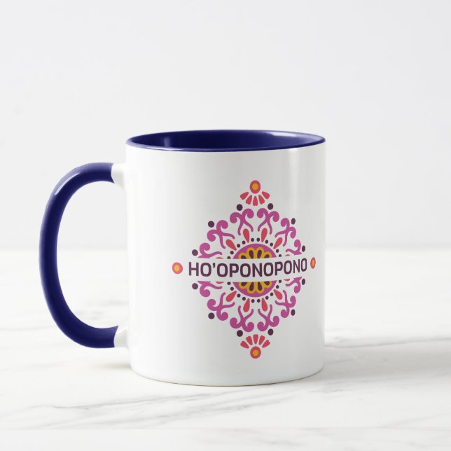 Ho’oponopono Motif 2 Mug (Left)
