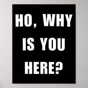 Ho snowman poster
