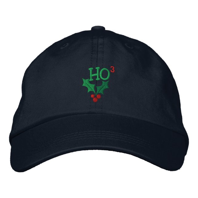Ho Times Three Embroidered Hat (Front)