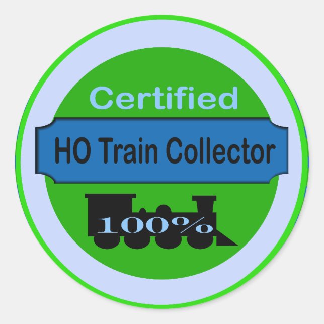 HO Train Collector Stickers (Front)