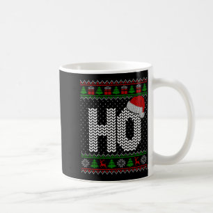 HO Where Hos at Matching Couples Ugly Christmas Coffee Mug