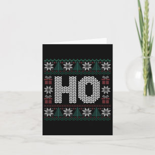 Ho Where's My Ho At Christmas Xmas Couples Matchin Card