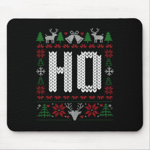 Ho Where's My Ho At Christmas Xmas Couples Matchin Mouse Pad