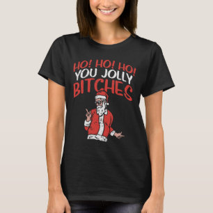 Ho You Jolly Es Santa Funny Summer Christmas July T-Shirt
