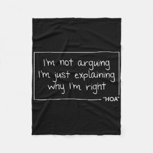Hoa Gift Quote Personalised Name Funny Birthday Jo Fleece Blanket