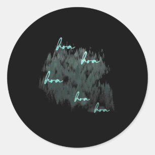 Hoa Hoa Hoa Hoa Season  Classic Round Sticker