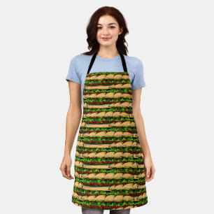 Hoagie Sandwich All-Over Print Apron