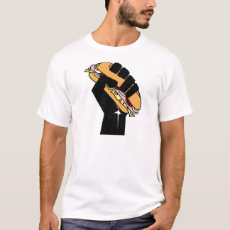 Hoagie Sandwich Guy Fist Resist Anti Trump T-Shirt