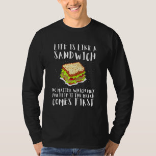 Hoagie Sub Artist And Sandwich Maker   Bread Comes T-Shirt