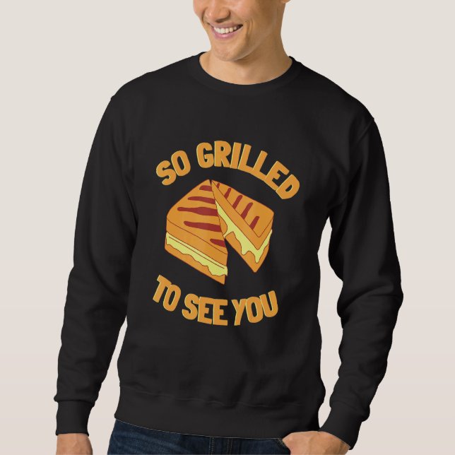 Hoagie Sub Artist And Sandwich Maker - Grilled Che Sweatshirt (Front)